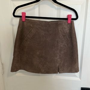Blank NYC leather skirt